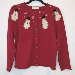 Susan Bristol Ugly Christmas Sweater Snowman
